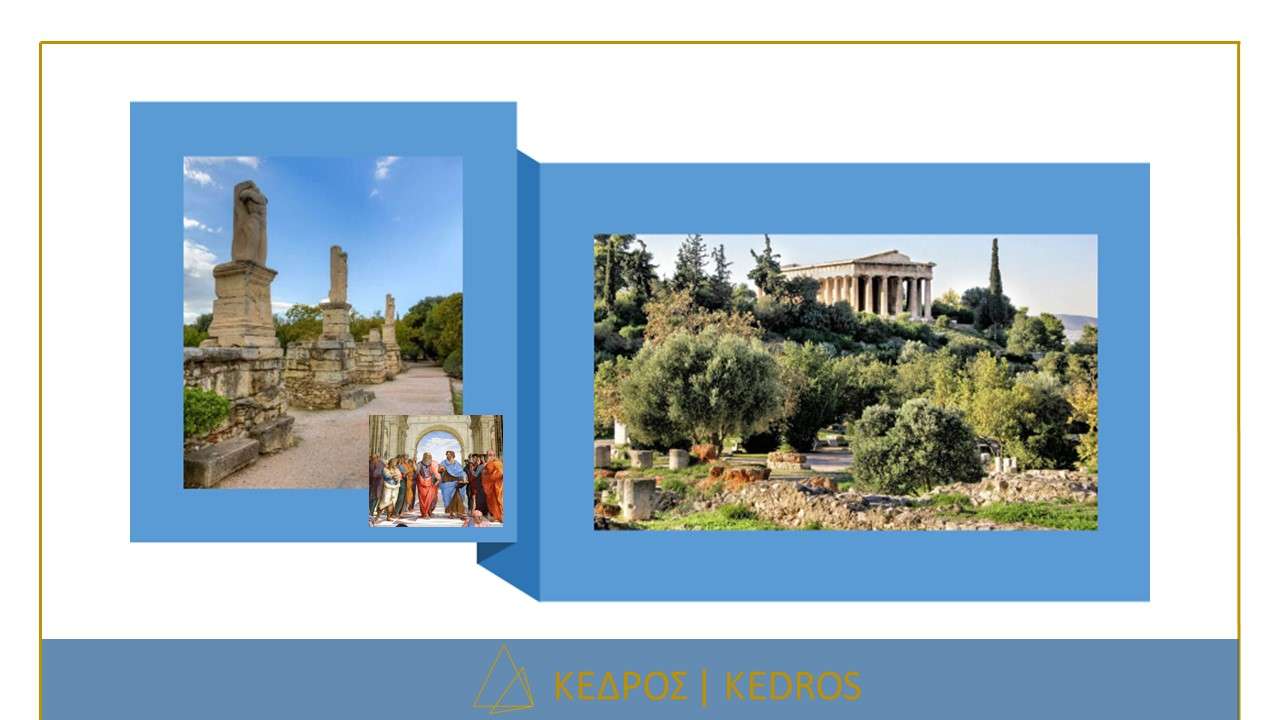 Socrates and Friends at the Ancient Agora